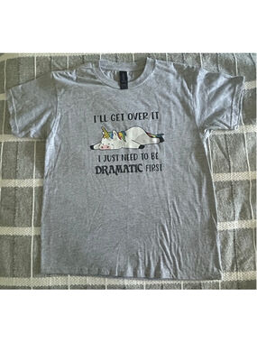 Youth Gildan Graphic Short Sleeve Tee Grey
